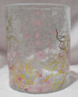 Yankee Candle Clear Crackle Votive Tea Light Holder V h Tl h Cherry Blossoms