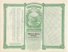 Original Rare Withrow Mining Company Stock Certificate Withrow Washington Miners