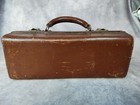 Antique Hard Doctor s Medical Kit Apothecary Veterinarian Leather Travel Case