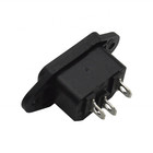 Panel Mount Plug Adapters Power Connector Socket Ac 250v 10a Iec 320 C14 Inlet