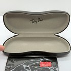 Ray-ban Universal Small Black Hard Sunglasses Eyeglasses Case W  Cleaning Cloth