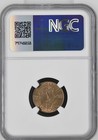 Iraq Ghazi I Bronze Ah1357  1938  1 Fils Ngc Ms64 Rb