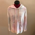 For The Republic Sweatshirt Women Size Large Tie Dye Hoodie Kangaroo Pocket Nwt