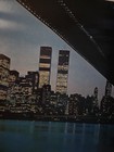American Airlines Original New York City  Twin Towers Vintage Poster 40 X 30