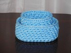 Oval Knitted Cord Basket  Home Decor  Set Of Two 