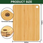 Bamboo Cutting Board Wooden Double Sided