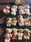 Miniature Stuffed Animals - Teddy Bear Etc  Lot Of 21