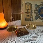 Vintage Solid Brass Scale Of Justice Balance With Base Apothecary Jewelry New