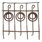 Antique Victorian Iron Gate Window Garden Fence Architectural Salvage Door  093