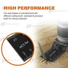60pcs Oscillating Multi Tool Saw Blades Wood Metal Cut Cutter For Dewalt Fein