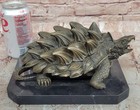 Milo Bronze Turtle Sculpture Snapping Reptile Hot Cast Wildlife Figurine Figure
