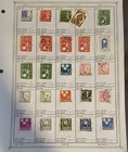 Sweden  sverige  Stamp Collection Lot On Album Pages  Royalty  Used  Mixed