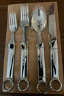 Snap On Box End Wrench 4 Pc Flatware Set 18 0 Stainless Steel Silverware  Nib
