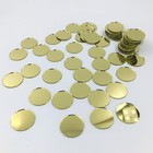 3 4  Round Mirror Mosaic Tiles Gold Coat Craft Mirror Circles Bulk 100 Pieces   
