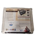 Breathable Baby Mesh Crib Liner Cream Off White New Safety No Chemicals 