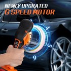 Cordless Car Buffer Polisher  Car Polishing Kit With 21v 4  0ah Batteries 