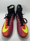 Nike Mercurial Superfly Men   s Us 9 5 Acc V Sg Crimson Black Soccer Cleats