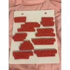 Ranger Dyan Reaveley Dylusions Fabulous Called Cling Rubber Stamps Dyr59486 Set