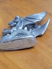 Spoontiques Pewter 1987 Dragon Holding Crystal Ball - Cmr858 - Vintage