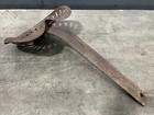 Vtg Antique 17 75  X 13 5  Seat Cast Iron Tractor Seat Assembly With Post  1 