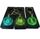 Luxerious Messi  Ronaldo   Nymar Led Lights Keychain 