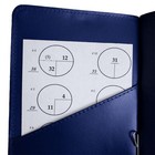 Callaway Golf Leather Bi-fold Scorecard Holder Navy Izc93667