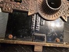 Antique Door Set Victorian   Brass Backplate Knob Mortise Lock-black Knobs Bx5
