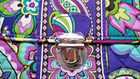 Vera Bradley   Pushlock Wristlet Heather  12925-144   New With Tags