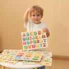 Grinnnie Wooden Peg Puzzle For Toddlers  6 Pack Toddler Puzzles Set For 3 4 5 Ye