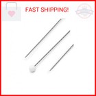 Dritz 61 Glass Head Pins  Extra Fine  1-3 8-inch  250-count    White