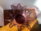 Vintage Amethyst Ruffle Bowl 