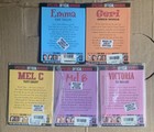 Set Of 5 Official Spice Girls Minibooks  Geri  Emma  Mel C  Victoria  Mel B 1997