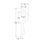 Orac Decor P8050 Polyurethane Panel chair Rail Moulding - Size Options