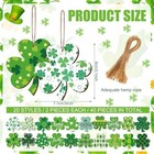 20pcs St Patricks Day Decorations Shamrock Tree Ornament St patricks Day-2