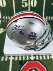 Caleb Downs Signed Ohio State Mini Helmet W 2024 National Champs Ins Beckett Coa