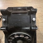 Vintage Stromberg Carlson Rotary Dial Telephone Black Metal 1940s 1222 1243