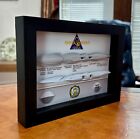 Seaquest Memorial Display Shadow Box  Dsv-4600  5 75  X 7 75  Landscape Version
