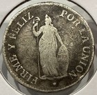 1830 2 Reales Lima Peru Silver Coin - Early South America Coinage  f79 