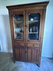 Antique Tall Pie Safe  Kitchen Cupboard Cabinet Hutch - Hinged Interior Doors