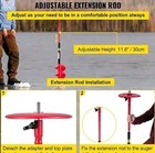 Ice Auger Drill Bit  6  Diameter 39  Length Nylon Corless Ice Augers 