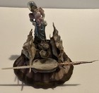 Antique Rare Sailors Valentine Victorian Pen Holder Seashell Art Mop Dip Pen