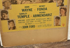 John Wayne Fort Apache Window Card Henry Fonda John Ford 1948