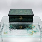 Handcrafted Wooden Gift Box With Exquisite Lacquer Artwork   9x6