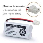 2x Home Phone Battery For Vtech Bt-162342 Bt183342 Bt283342 Empire Cph-515j Usa