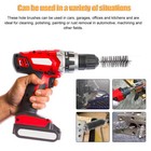 12pcs 1 4  Hex Shank Stainless Steel Bore Cleaning Brushes Set For Power Drill