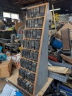 Antique Hamilton Letterpress  Metal Furniture Case Midget  10 Full Of Furniture