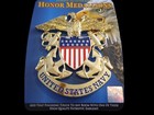U s Navy Wall Medallion Plaque Shadow Box Eagle Shield   Anchors Insignia