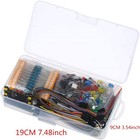 Electronics Component Basic Kit With 830 Tie-points Breadboard Resist For Uno R3
