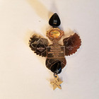 Hard Rock Caf   Punta Cana 2009 Metal Enamel Pin Guitar Wings Rare