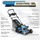 21    Cutting Deck 201cc 4-cycle Engine 7 Levels 3-in-1 Gas Powered Push Lawnmower